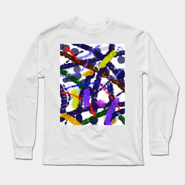 Splashing - Retro Long Sleeve T-Shirt by Marcel1966